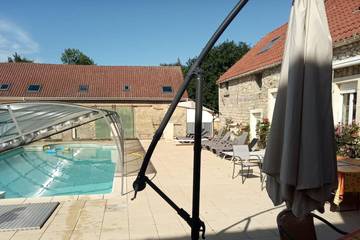 Gîte pour 6 personnes, avec jacuzzi et sauna ainsi que piscine et terrasse dans le Pas-de-Calais