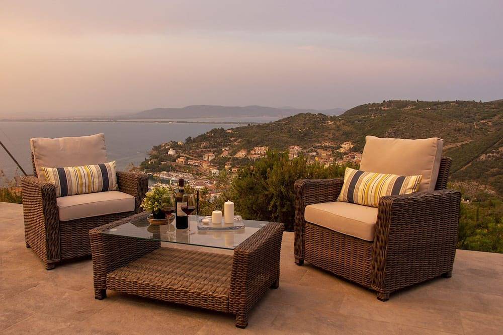 La Casa di Ester - auf dem Hügel von Porto S. Stefano mit Panoramablick in Porto Santo Stefano, Grosseto Provinz