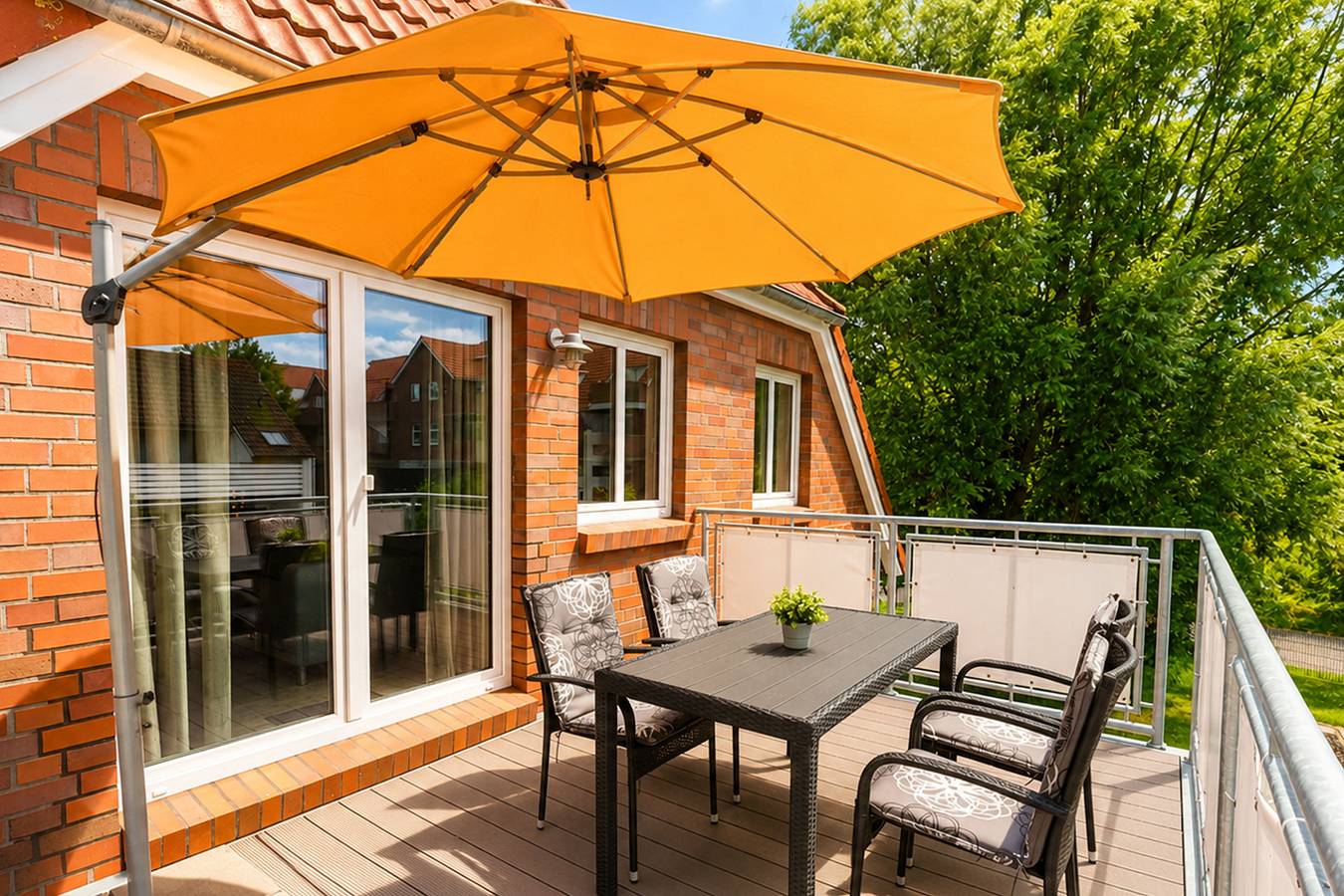 Appartement de vacances entier, *Neu* Fewo No. 4 Friesenhuus Carolinensiel mit großem Balkon und Fahrradgarage in top Lage in Carolinensiel-Harlesiel, Wittmund