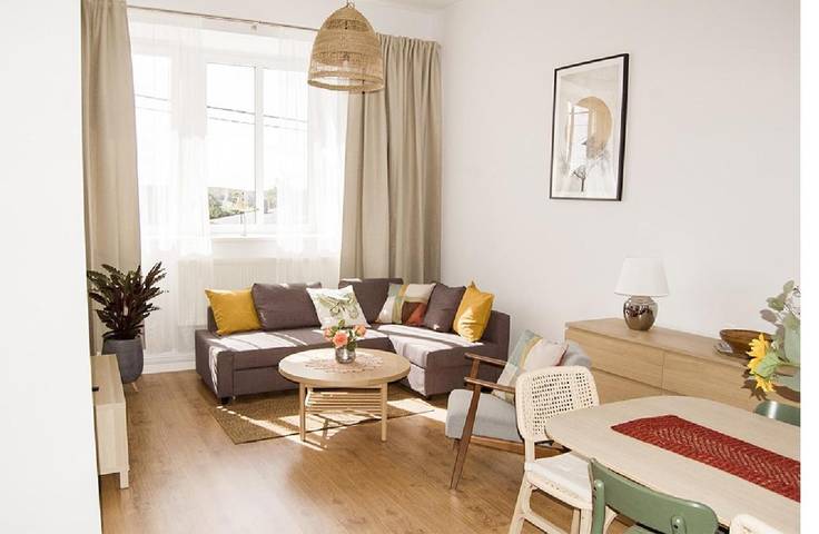 Apartament wakacyjny dla 4 osób, z Taras i Widok na jezioro oraz Widok w Kartuzy