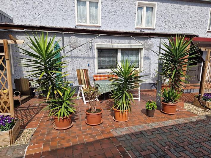 Ferienwohnung für 4 Personen, mit Terrasse und Garten sowie Ausblick in Märkische Heide