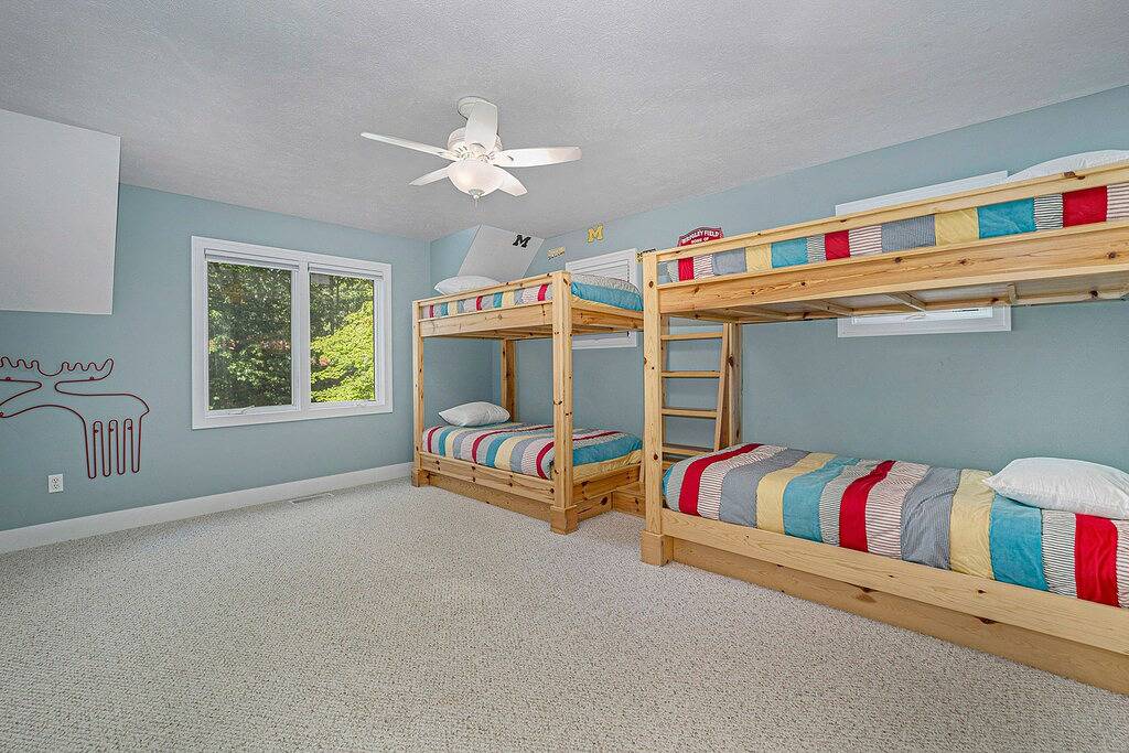 Spacious Home with Two Fireplaces, Game Room, & Private Pool - Walk to the Lake in Allegan County