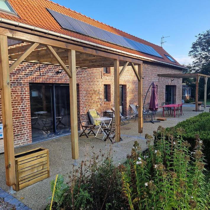 Appartement de vacances pour 2 personnes, avec vue et jardin