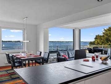 Ferienwohnung für 4 Personen, mit Terrasse und Ausblick in Stadt Glücksburg