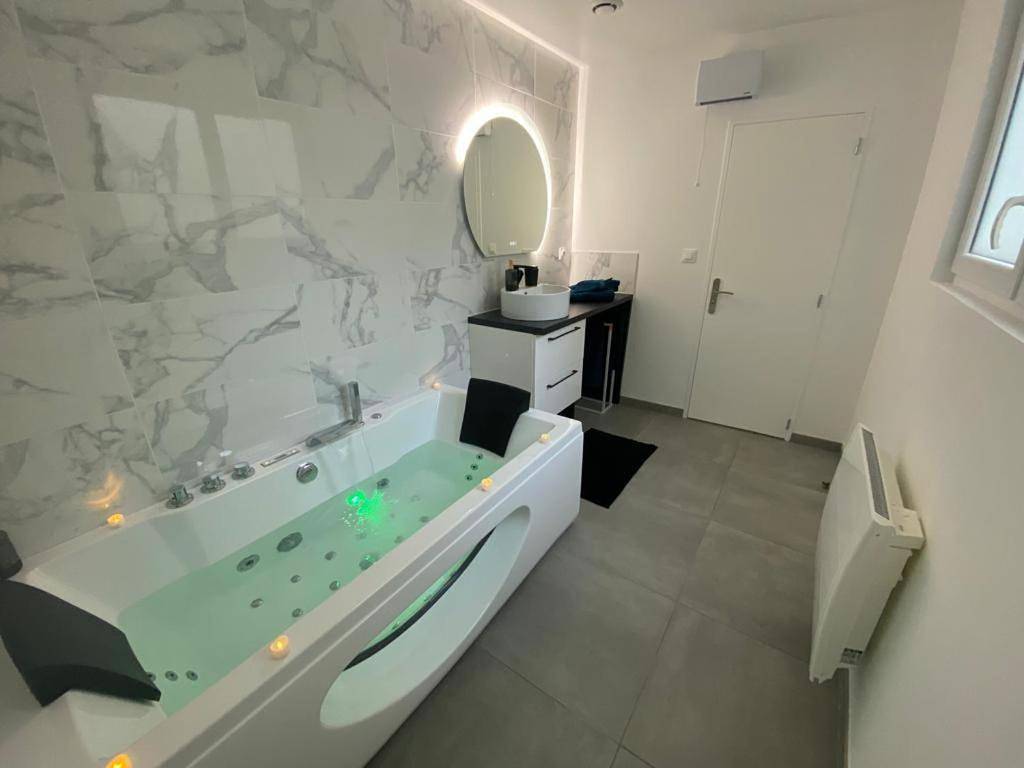 Appartement entier, Trog'Love: Balnéo détente dans une troglodyte in Tours, Région de Tours
