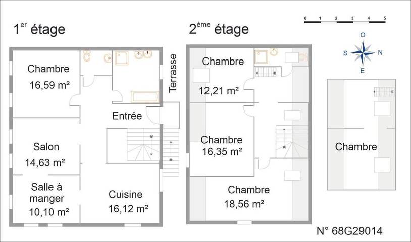 Location de vacances pour 8 personnes, avec balcon et vue, adapté aux familles à Sigolsheim - 4