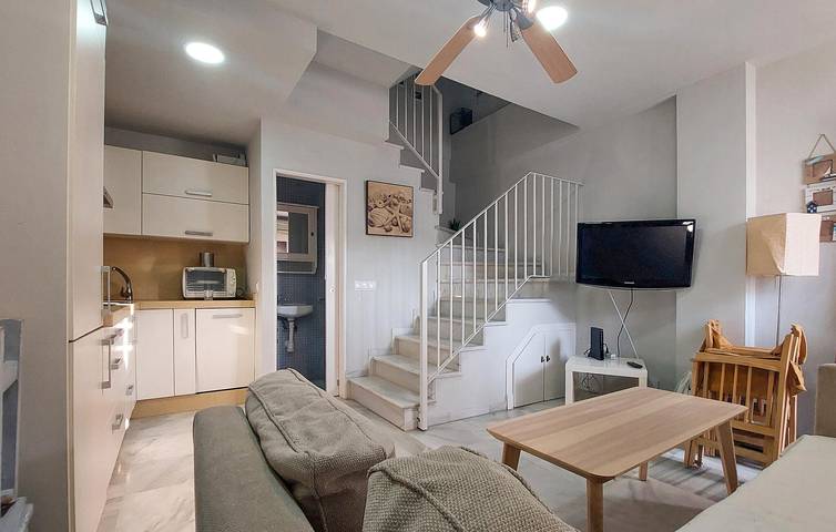 Gemütliches Strandapartment mit TV, AC und WiFi - 300m zur Playa de la Costilla in Playa de la Costilla (Rota), Rota