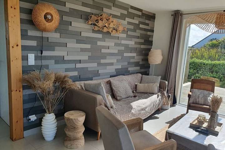 Location de vacances pour 8 personnes, avec terrasse et jardin dans Plage de Neiz Vran - 4