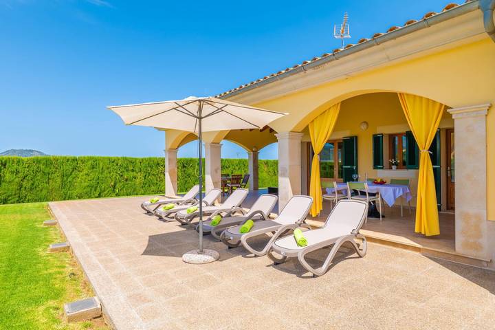 Es Mussol - Ferienhaus mit privaten Pool in Sa Pobla. Wifi gratis in Sa Pobla, Mallorca Norden