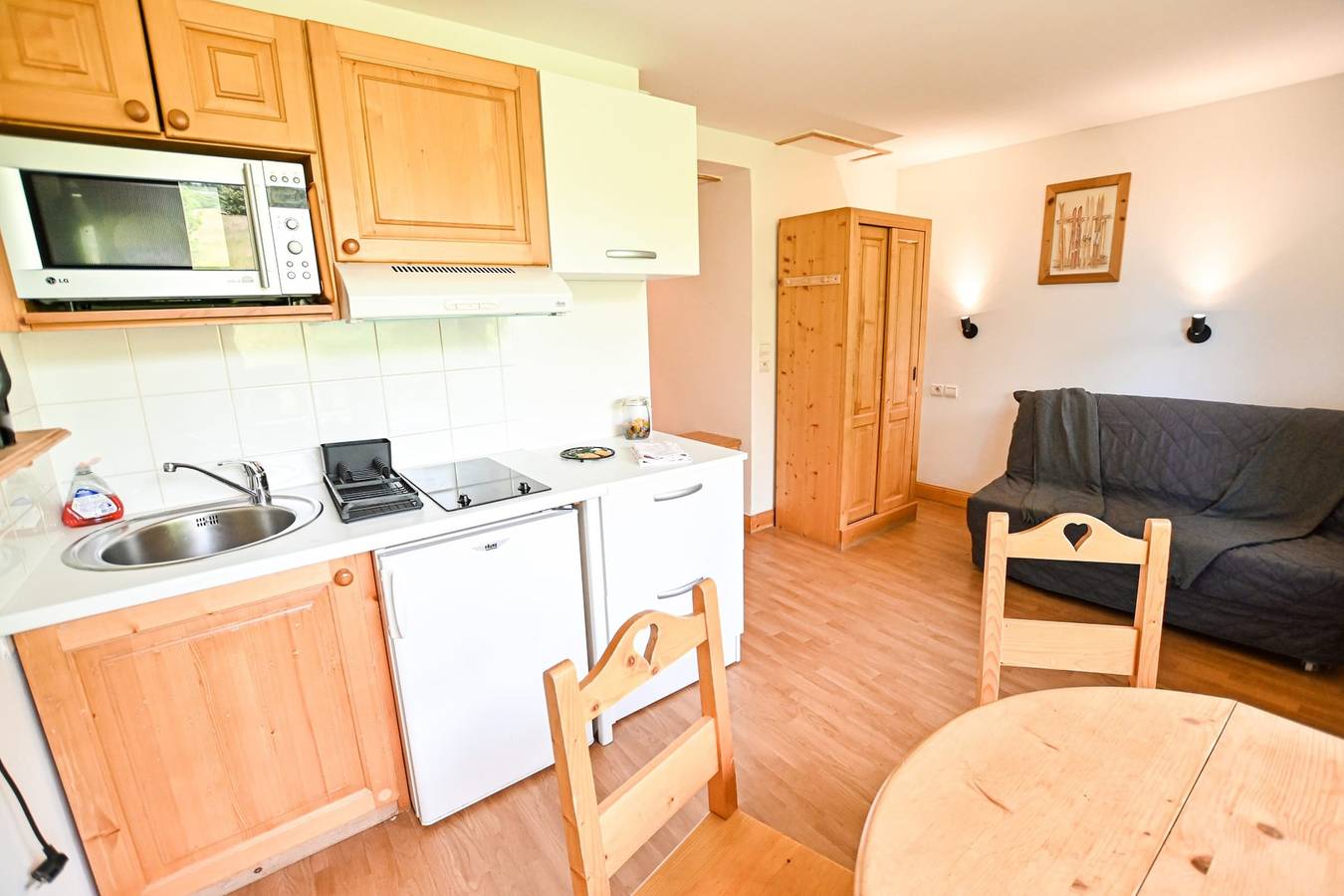 Estudio entero, Estudio para 2 personas con balcón in Combloux, Pays du Mont-Blanc