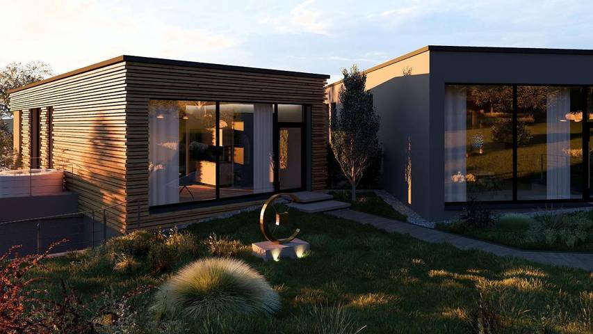 Chalet für 2 Personen, mit Balkon und Whirlpool sowie Terrasse und Garten in Bodenmais - 2
