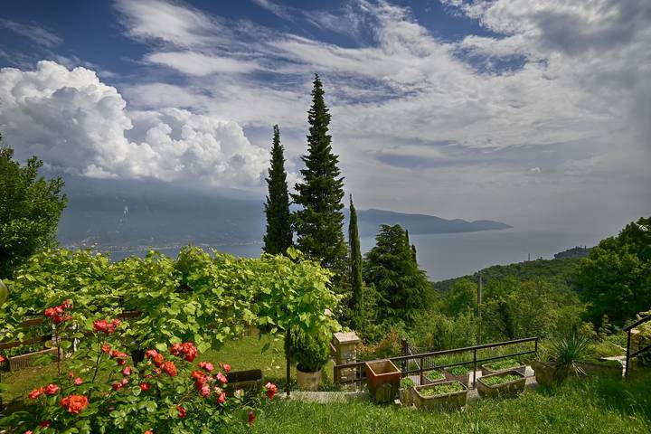 Appartamento vacanze per 4 persone, con vista lago e terrazza nonché giardino - 1