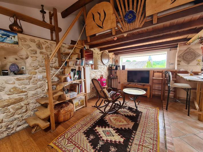 Eco-gîte mit Panoramablick - 4 Pers. in Le Pêchereau, Châteauroux und Umgebung