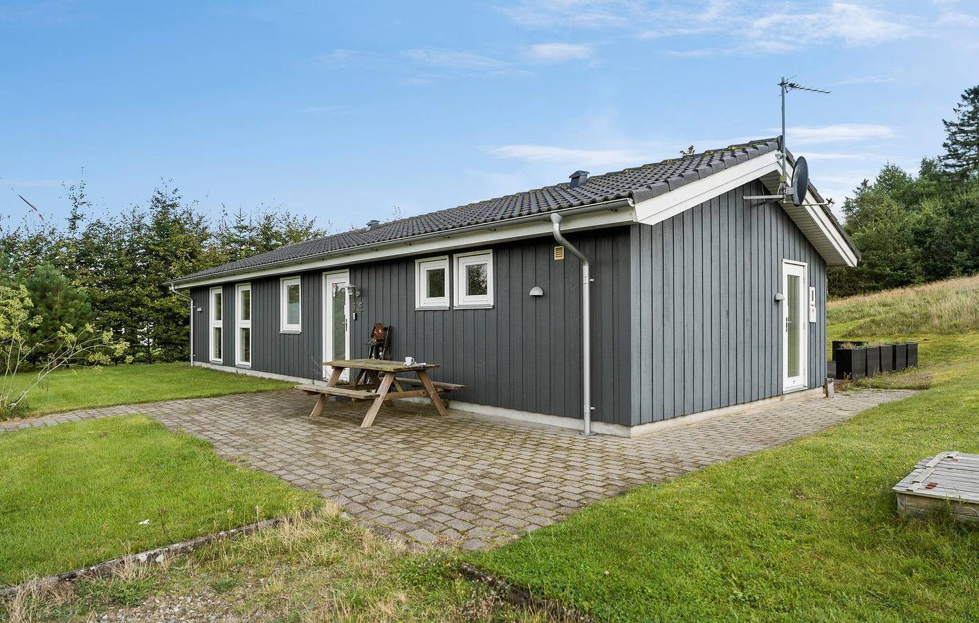 Ferienhaus für 8 Personen mit Sauna in Ikast-Brande