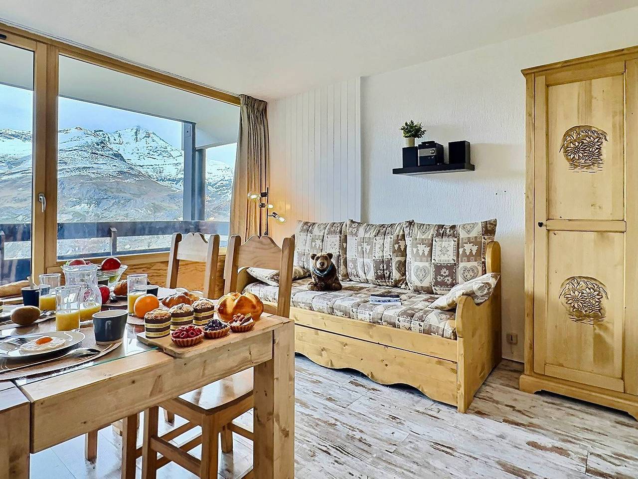 Ganzes Studio, Renoviertes Studio für 4 in Tignes, nahe Pisten und Geschäften in Tignes, Nationalpark Vanoise