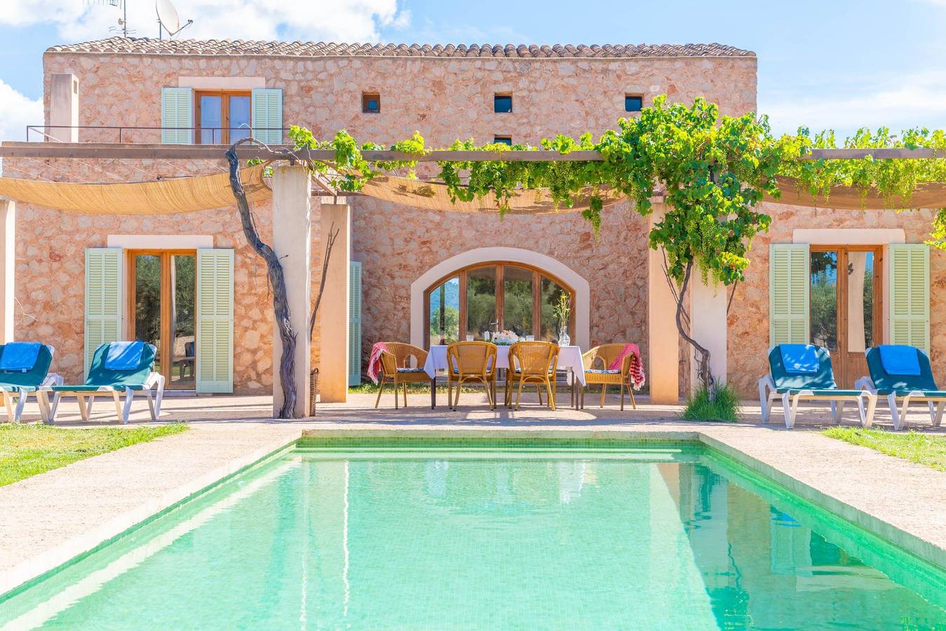 Ses Fonolleres - Villa with private pool and free Wifi in Cala Bona in Son Servera, East Majorca