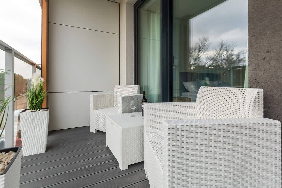 Geheel appartement, Stylish Apartment with Air Conditioning | 50 m to the Beach in Darłówko, Darłowo