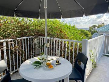 Gîte pour 4 personnes, avec vue et jardin, animaux acceptés dans Friars Bay Saint Martin