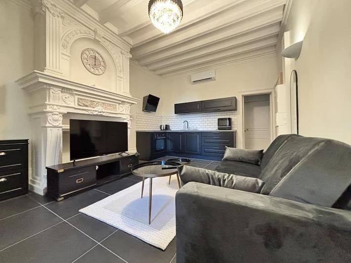 Appartement de vacances pour 3 personnes, avec Terrasse ainsi que Jardin et Vue
