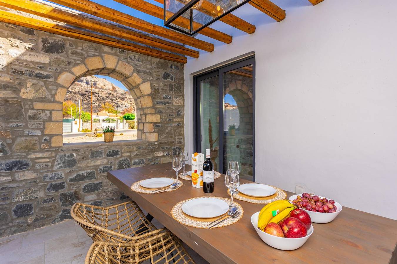 Villa pour 6 personnes avec vue sur l’océan in Kiotari, Rhodes