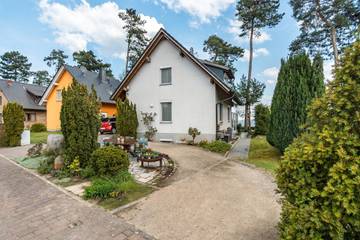 Ferienwohnung für 6 Personen, mit Garten und Balkon sowie Seeblick, mit Haustier in Röbel-Müritz