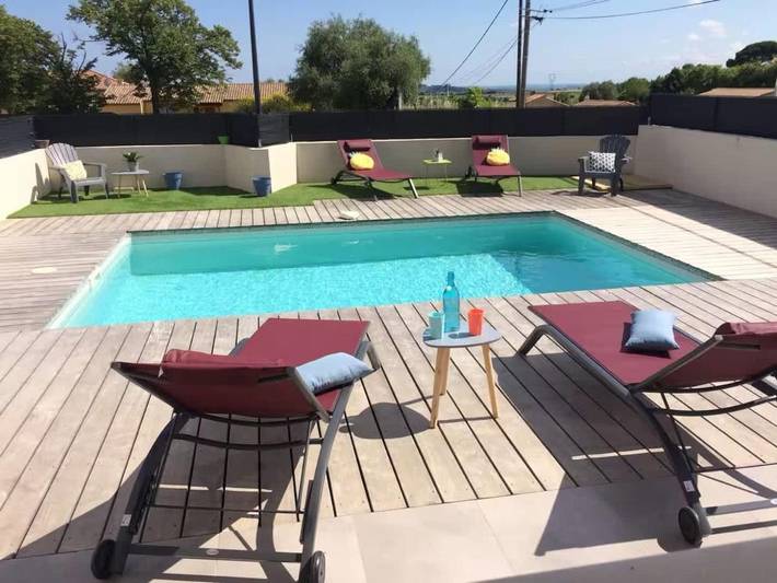 Location de vacances pour 6 personnes, avec Terrasse et Jardin à Autignac