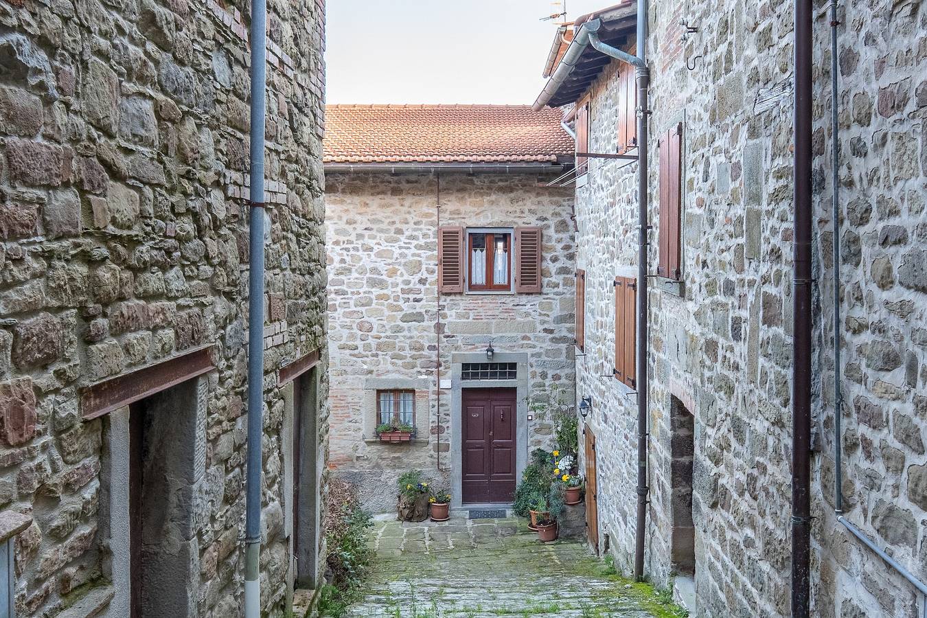 Ganze Wohnung, Apartment 'Casa Resi - Le Case di Quota' in einem mittelalterlichen Dorf bei Poppi in Quota, Poppi