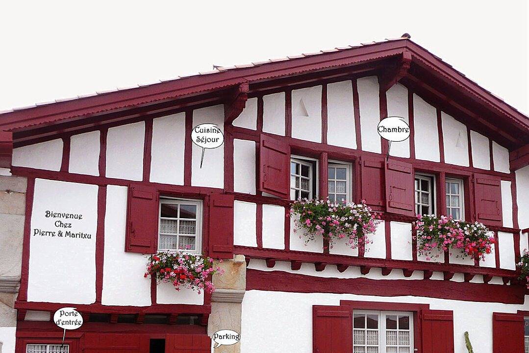 Appartement entier, Maison Aritzainea in Sare, Région de Bayonne