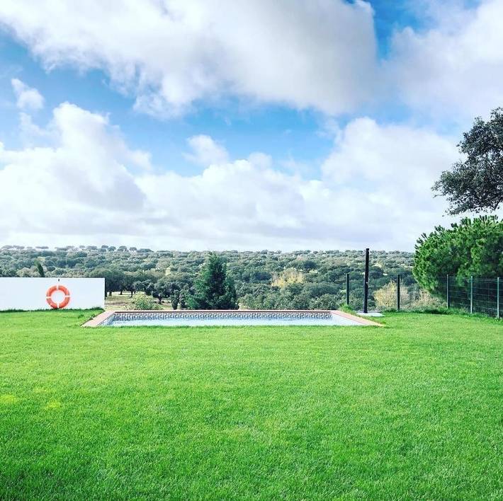 Casa de férias para 2 pessoas, com Terraço e Jardim e ainda Piscina and Vista para o lago em Arronches
