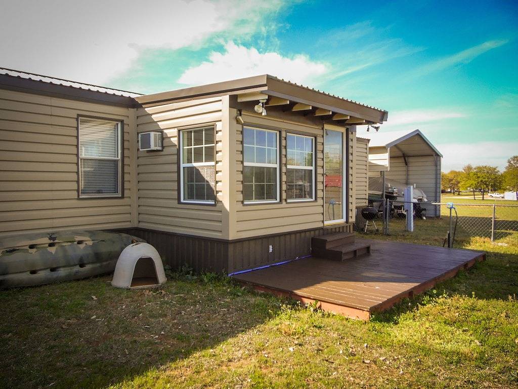 Haustierfreundliche ruhige Lake Texoma Hütte in Lake Texoma