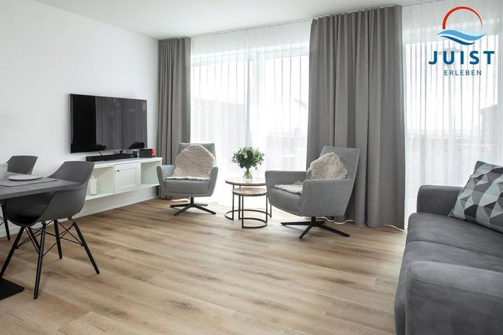 Apartamento entero, Familien- und hundefreundliche moderne Ferienwohnung mit Südterrasse am Watt in Juist