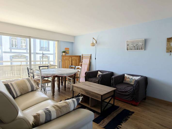 Apartamento entero, Apartamento 2 hab, balcón vista al mar - 6 pers. in Merlimont Plage, Merlimont