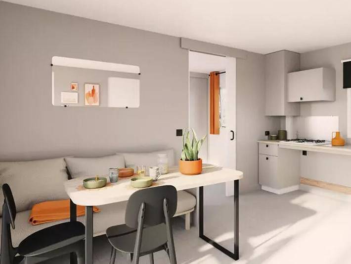 Camping Le Bois de La Gachère - Mobilhome 4 personnes - Pmr 3 Pièces 4 Personnes in Olonne-sur-Mer, Les Sables-d'Olonne