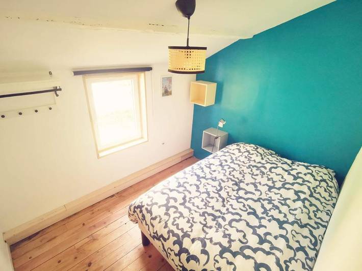 Cottage pour 2 personnes, avec jardin et vue ainsi que piscine et terrasse à Cherveux