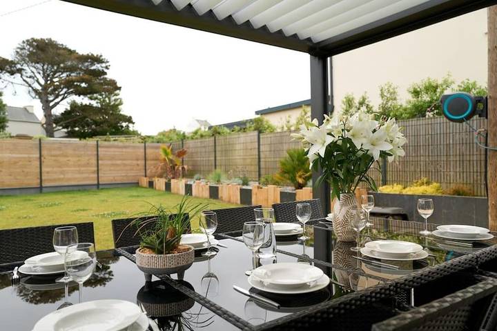 Maison de vacances pour 8 personnes, avec Terrasse et Jardin