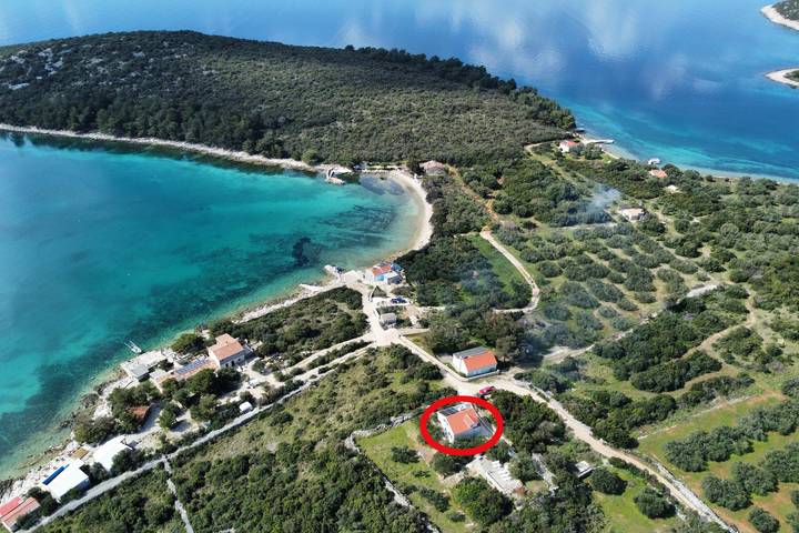 3-Zimmer-Haus mit Terrasse und Meerblick Bucht Soline, Pasman K-8222 in Kraj, Pasman