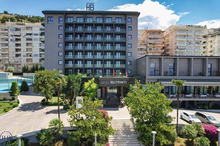 Hotel dla 2 osób, z sauna i widok oraz basen i balkon w Saranda