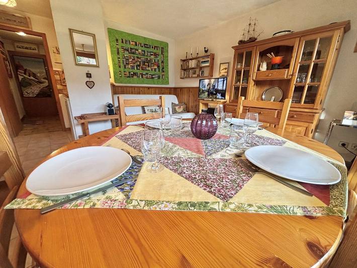Appartement entier, Studio alcôve avec terrasse sud, 4 personnes, animaux acceptés in Praz-sur-Arly, Pays du Mont-Blanc