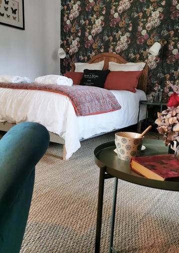 Chambre d’hôte pour 2 personnes, avec jardin ainsi que vue et terrasse à Le Thoureil
