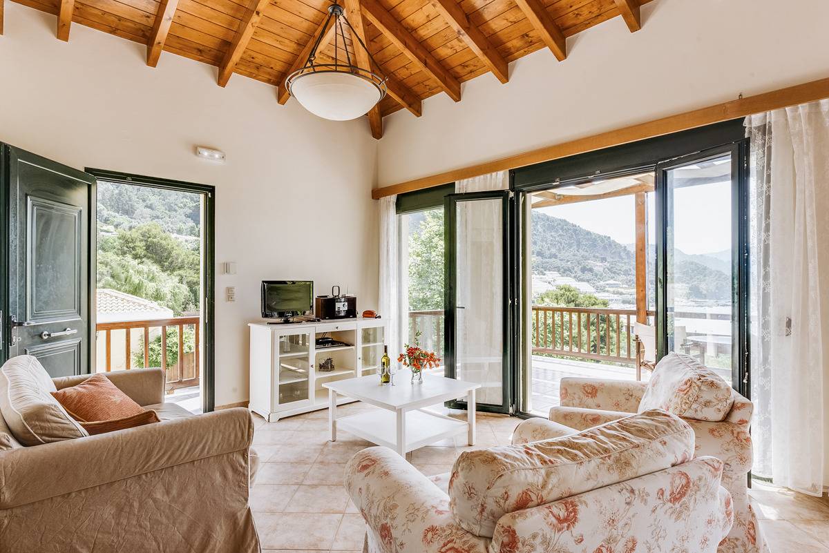 Villa für 8 Personen mit Garten in Pelekas, Korfu