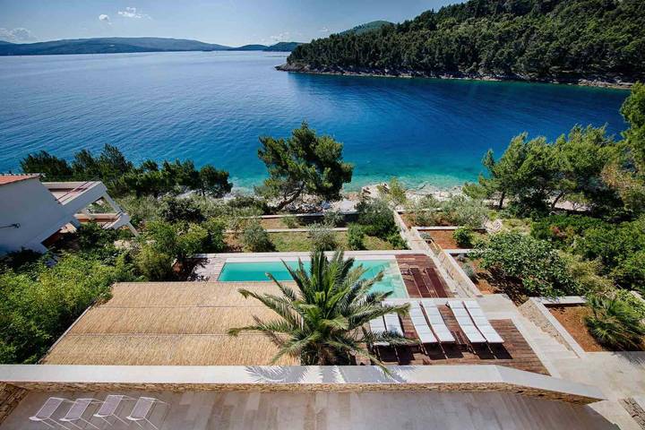 Villa für 11 Personen mit Meerblick in Stomorska, Solta