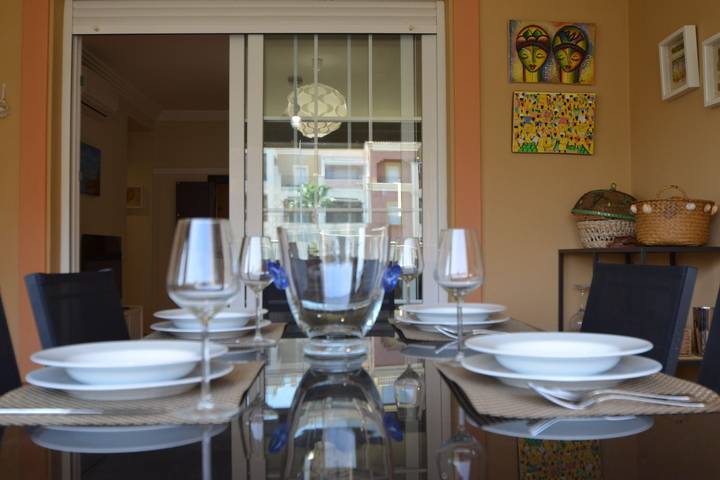 Ganze Wohnung, Ferienwohnung für 5 Personen mit Pool in Playa de Los Haraganes (Ayamonte), Ayamonte