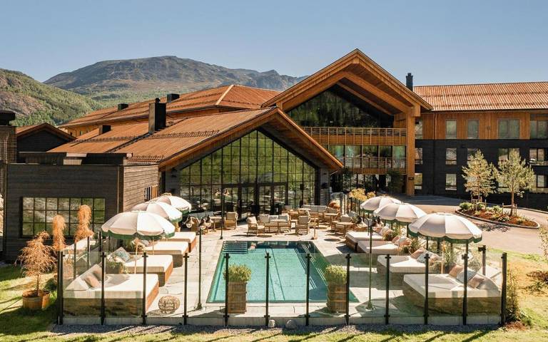 Hotel für 2 Personen, mit Sauna und Pool sowie Terrasse in Hemsedal