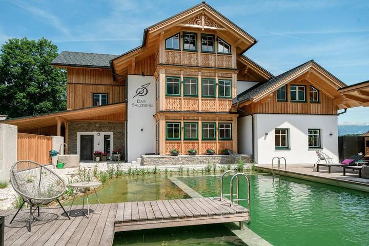 Ferienwohnung für 2 Personen, mit Terrasse und Garten sowie Pool und Sauna
