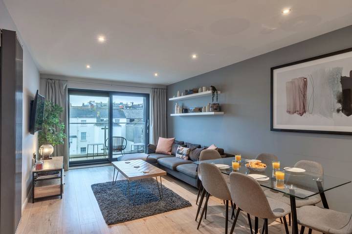 Apartment for 4 people, with balcony, with pets in Plymouth