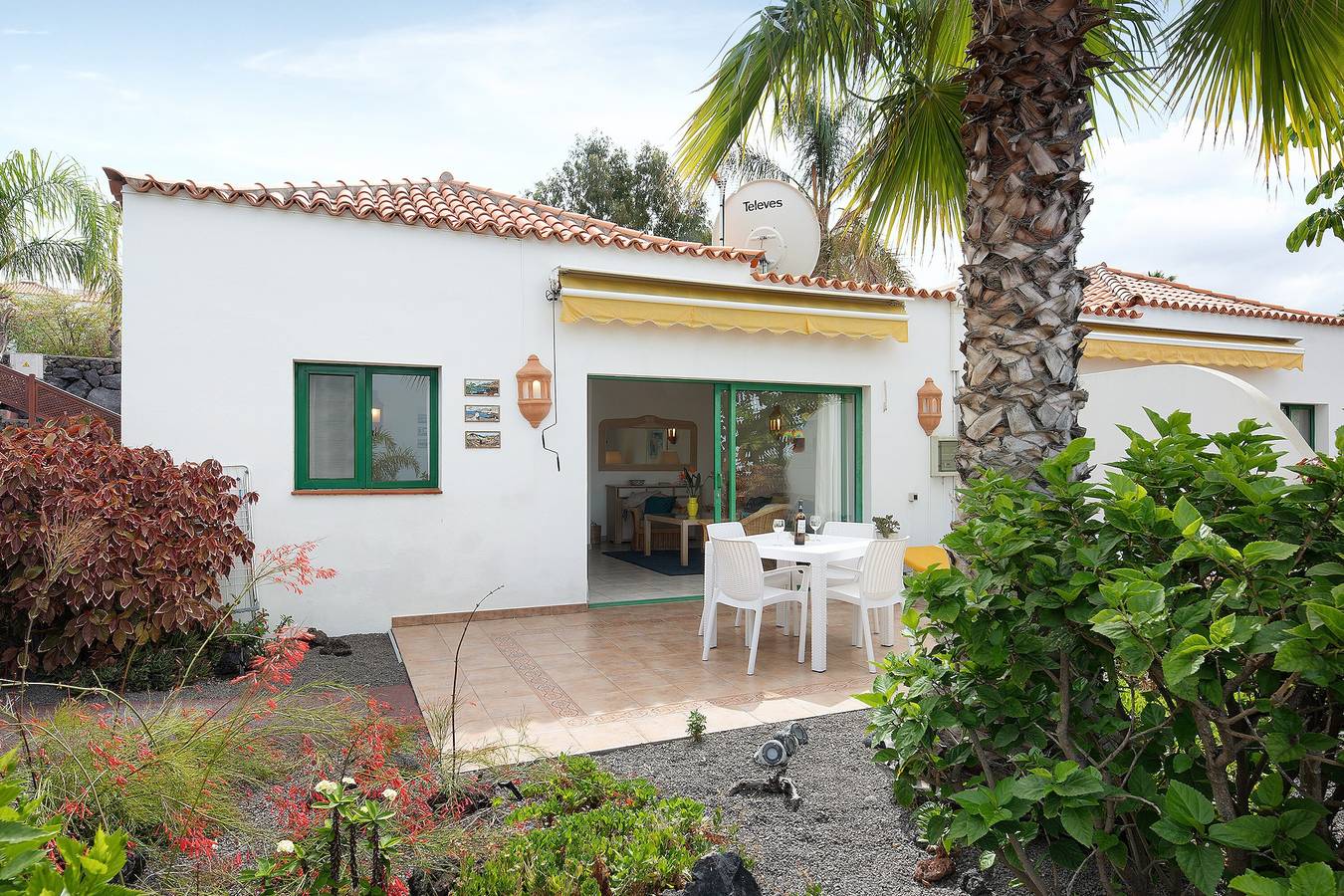 Ferienhaus 'Villa Verde Superior' mit Meerblick, Wlan und Klimaanlage in Dos Pinos, El Paso
