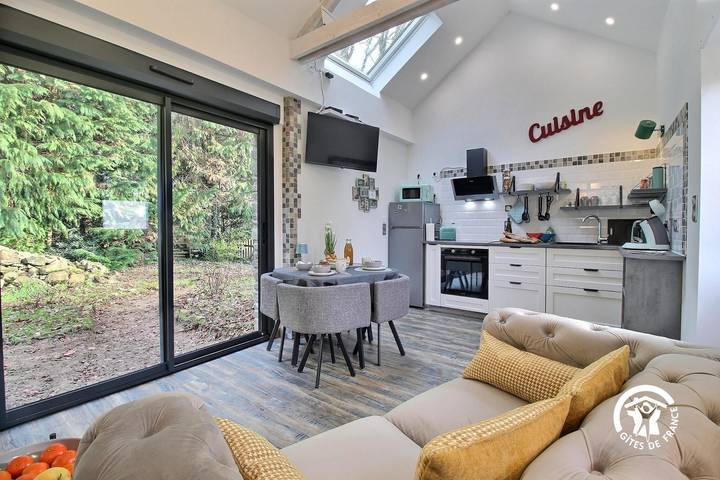 Gîte pour 2 personnes, avec jardin