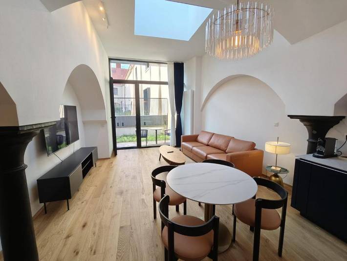 Appartamento intero, Parcheggio gratuito, Nuslesky Pivovar Blue Arch Luxury Apartment With Garden in Praga, Boemia centrale