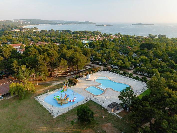 Zelt für 6 Personen, mit Kinderpool in Kroatien