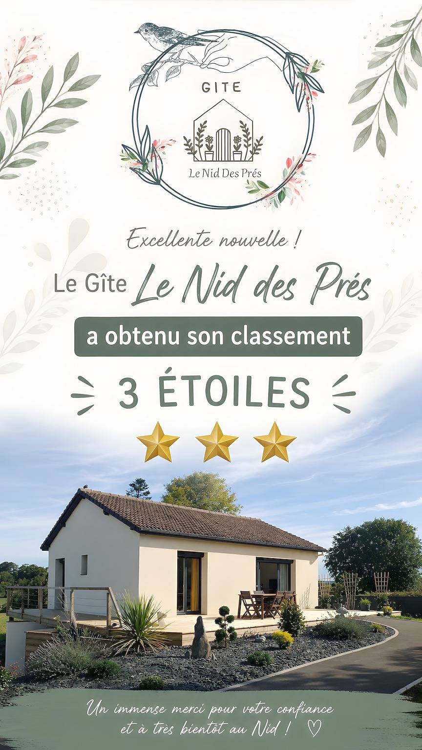 Gîte 'Le Nid Des Prés' mit privater Terrasse und eigenem Garten in Val-de-Scie, Dieppe und Umgebung